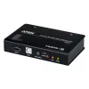 AV KVM prailgintuvas ATEN CE801 — USB True 4K HDMI per Cat6 (4K @ 70 m / FHD @ 100 m), HDMI ir USB Type-A, juodas