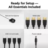 ATEN 4 prievadų USB 4K HDMI KVMP jungiklis USB klaviatūrai pelei vaizdui