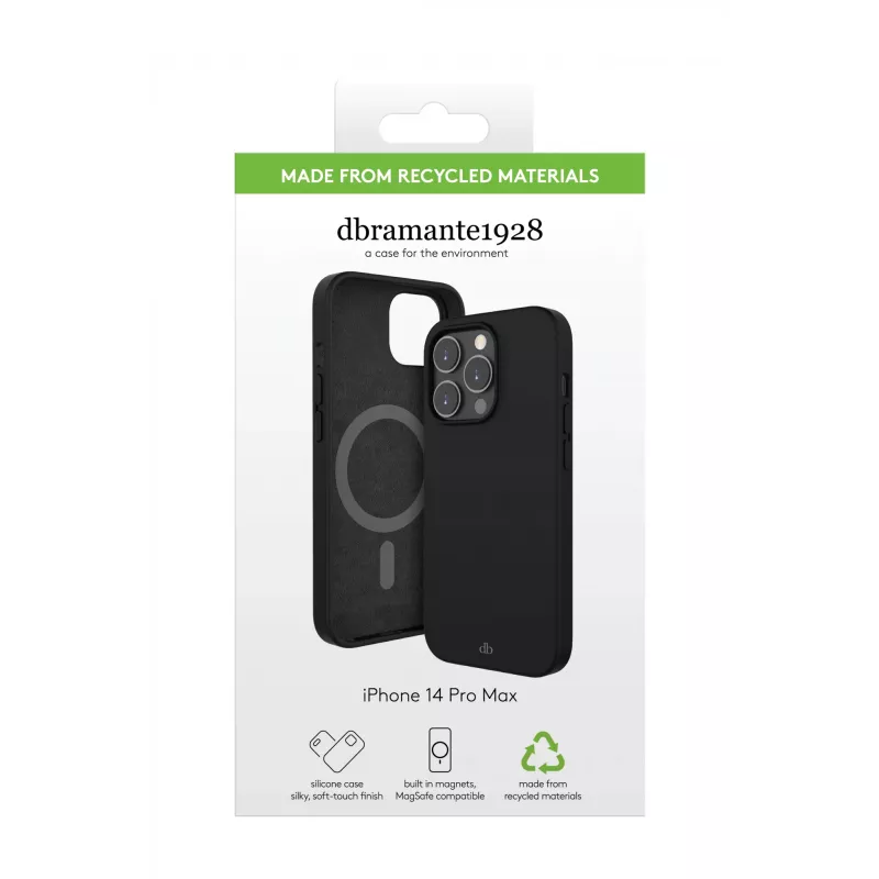 dbramante1928 Monaco iPhone 14 Pro Max dangtelis Night Juoda