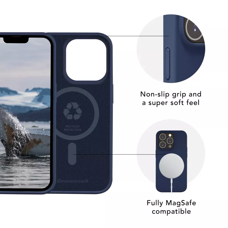dbramante1928 Monaco - iPhone 14 Pro Max - Pacific Mėlyna Rugged Case