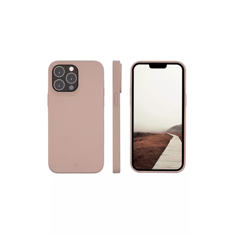 dbramante1928 Monaco iPhone 14 Pro Max Pink Sand dėklas