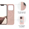 dbramante1928 Monaco iPhone 14 Pro Max Pink Sand dėklas