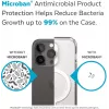 Speck Presidio Perfect Clear + MS Apple iPhone 14 Pro Max Clear - su Microban apsauginiu dėklu