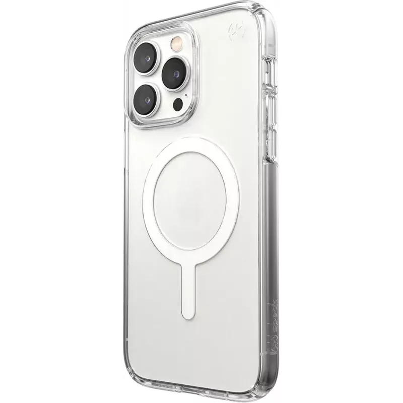 Speck Presidio Perfect Clear + MS Apple iPhone 14 Pro Max Clear - su Microban apsauginiu dėklu