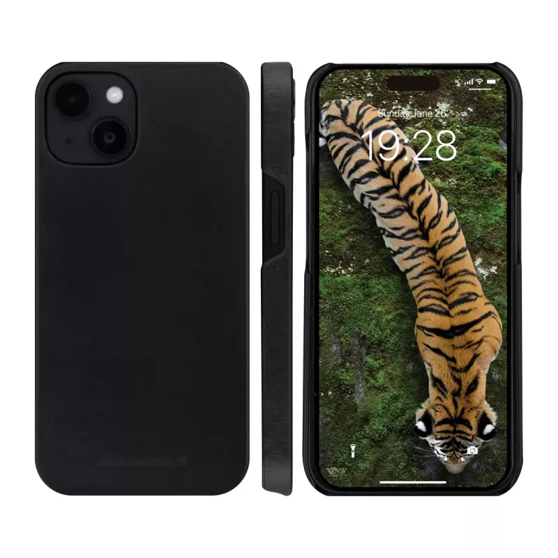 Dėklas-knygelė dbramante1928 Lynge iPhone 15 Plus juoda