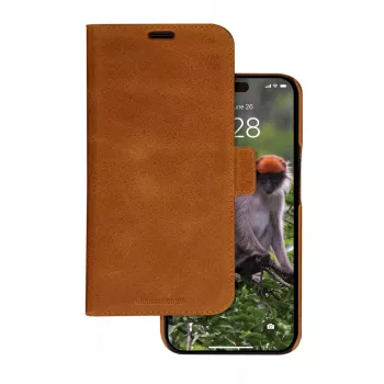 dbramante1928 Lynge Folio dėklas iPhone 15 Plus rudas