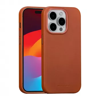 Dėklas dbramante1928 Roskilde iPhone 15 Pro raudonas vienspalvis