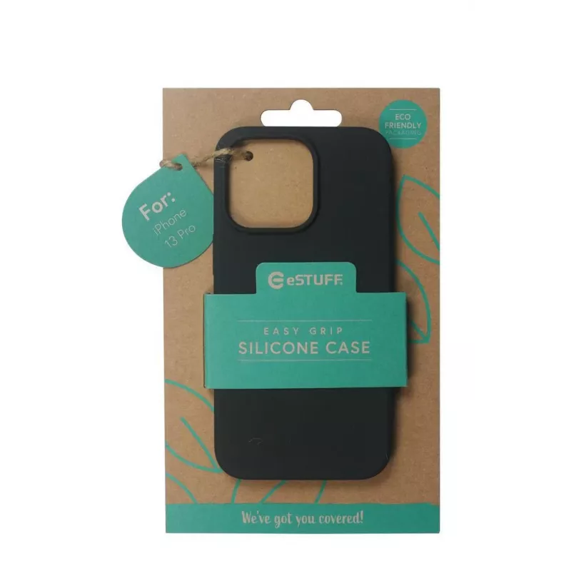 eSTUFF ES67120003 mobiliojo telefono dėklas 15.5 cm (6.1 colio) Dangtelis Juodas