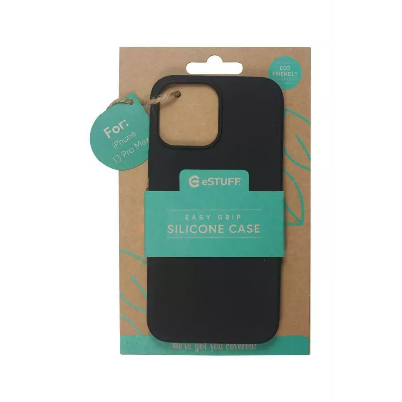 eSTUFF ES67120004 mobiliojo telefono dėklas 17 cm (6,7 colių) Dangtelis Juodas