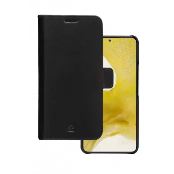 Dėklas-knygelė dbramante1928 Lynge Galaxy S22+ juodas vienspalvis