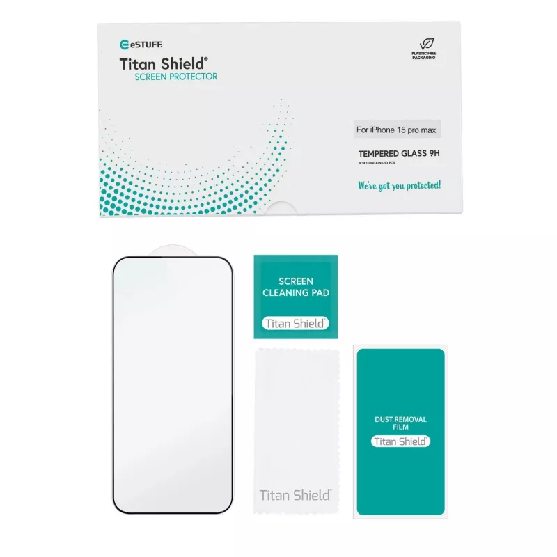 eSTUFF ES501416-10BULK mobiliojo telefono ekrano/galinio paviršiaus apsauginė plėvelė Skaidri ekrano apsauga Apple 1 vnt.