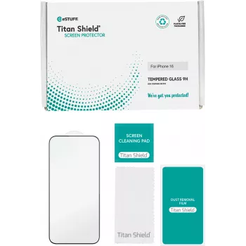 eSTUFF ES501435-50BULK INFINITE iPhone 17 Pro / iPhone 16 Pro ekrano apsauga, 50 vnt. didmeninė pakuotė