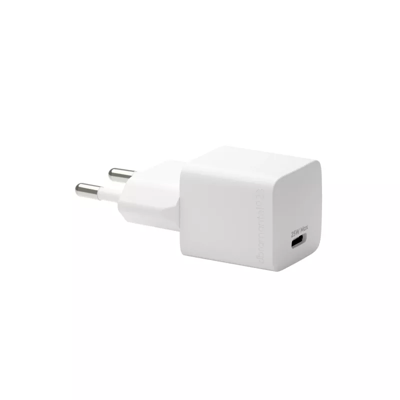 dbramante1928 re-charge Pro - EU sieninis įkroviklis USB-C 25W - W, Vidaus, AC, Balta