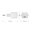 dbramante1928 re-charge Pro - EU sieninis įkroviklis USB-C 25W - W, Vidaus, AC, Balta