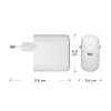 dbramante1928 re-charge Pro - EU sieninis įkroviklis USB-C 65 W - W, vidaus, kintamoji srovė, balta