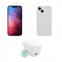 Mobiliojo įrenginio įkroviklis eSTUFF ES-KIT-IPH15 Vidaus kintamoji srovė Skaidri balta USB Type-C