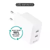 eSTUFF ES637035-BULK mobiliojo įrenginio kroviklis Smartphone White AC Greitasis krovimas Vidaus