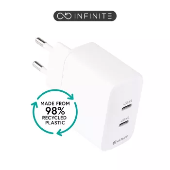 eSTUFF ES637035-BULK mobiliojo įrenginio kroviklis Smartphone White AC Greitasis krovimas Vidaus