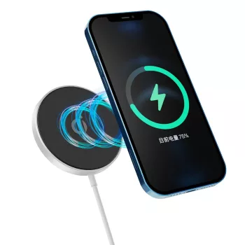 eSTUFF ES638100 mobiliojo įrenginio įkroviklis Išmanusis telefonas Aliuminis AC Belaidis įkrovimas Greitasis įkrovimas Patalpoje