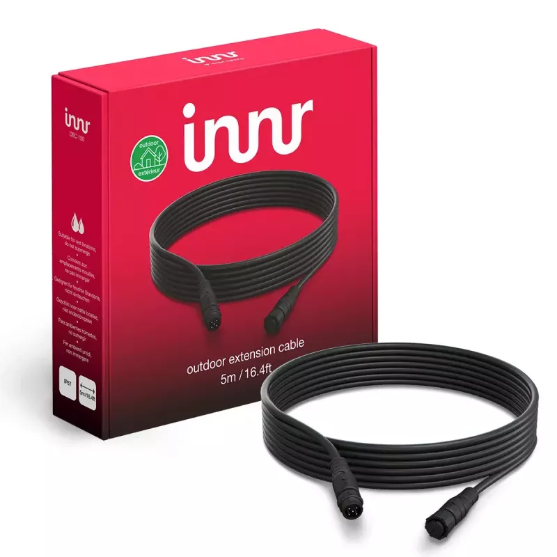 Maitinimo laidas juodas 5 m Innr Lighting OEC 150