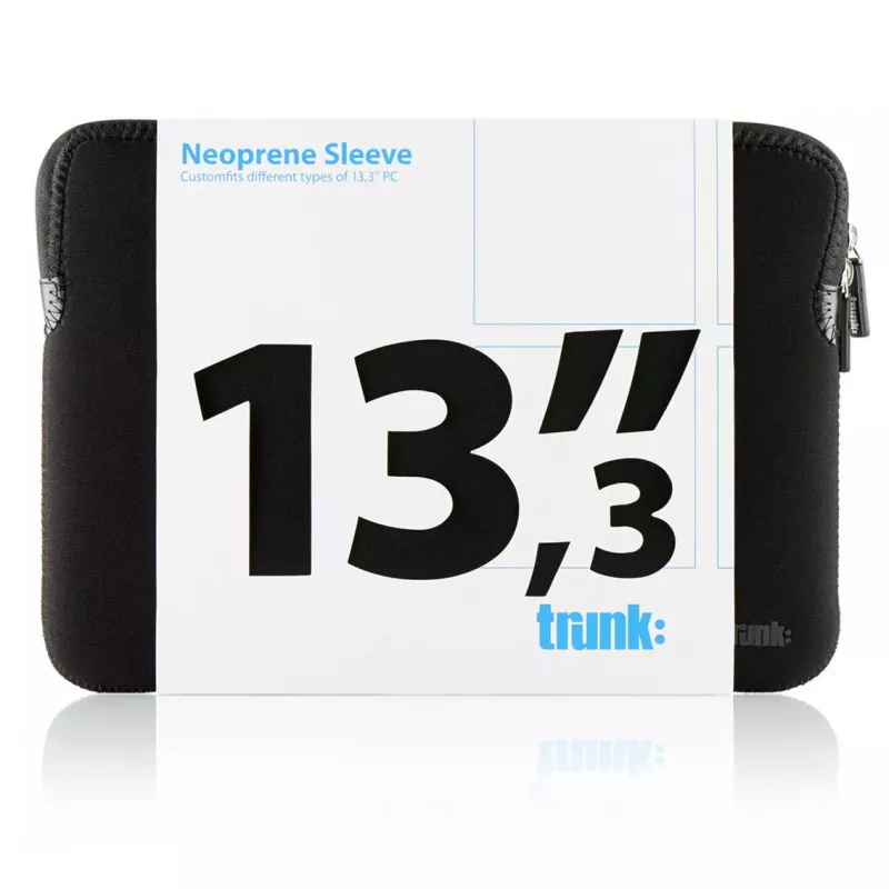Nešiojamojo kompiuterio dėklas-įmautė Trunk TR-PC13-BLK 33,8 cm 13,3 colio juodas
