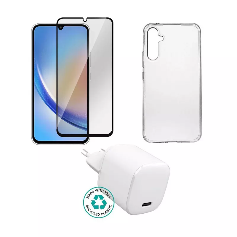 Maitinimo adapterio rinkinys eSTUFF, skirtas Samsung Galaxy A35 ES-KIT-SAMGALA35