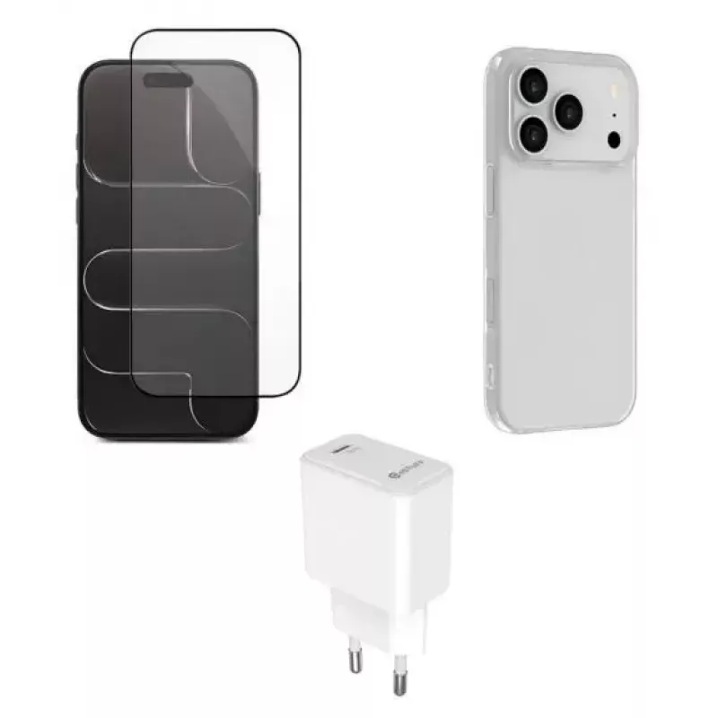 Power adapter kit eSTUFF ES-KIT-IPH17PROMAX for iPhone 17 Pro Max charging and kabelis set