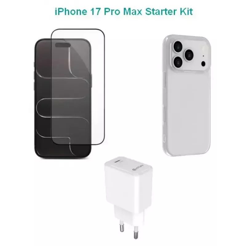 Power adapter kit eSTUFF ES-KIT-IPH17PROMAX for iPhone 17 Pro Max charging and kabelis set