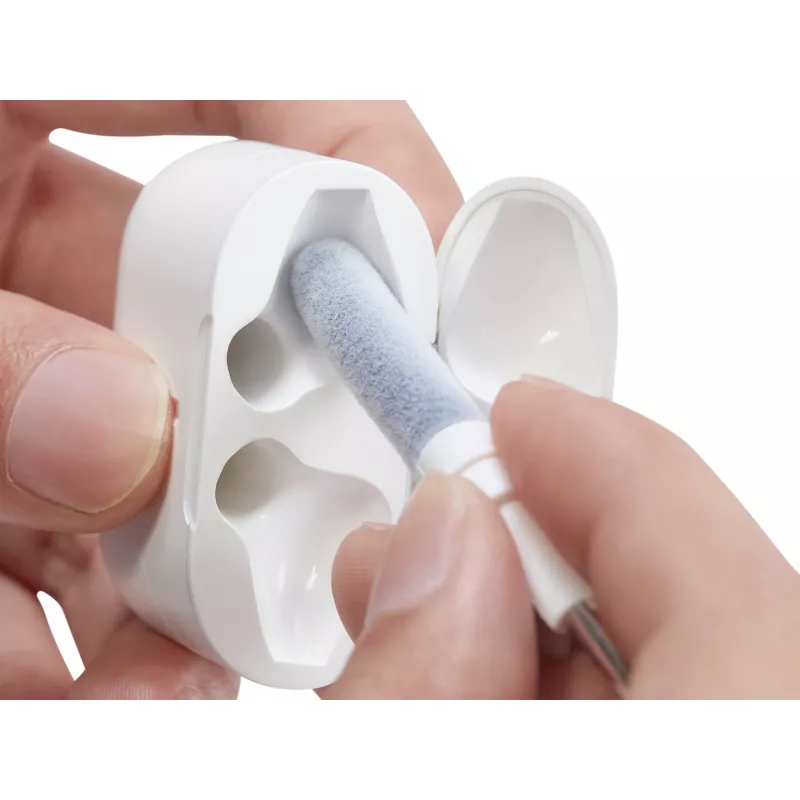 Valymo rinkinys Sandberg valymo rašiklio rinkinys, skirtas Airpods, pilkai baltas