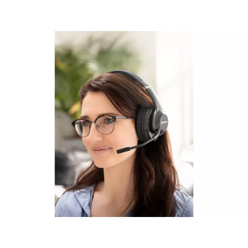 Headset Sandberg belaidėms ausinėms ANC+ENC Pro