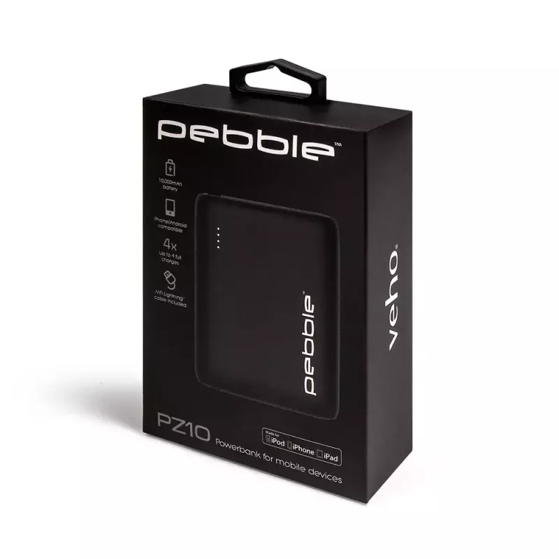 Veho Pebble PZ-10 nešiojama išorinė baterija - 10 000 mAh