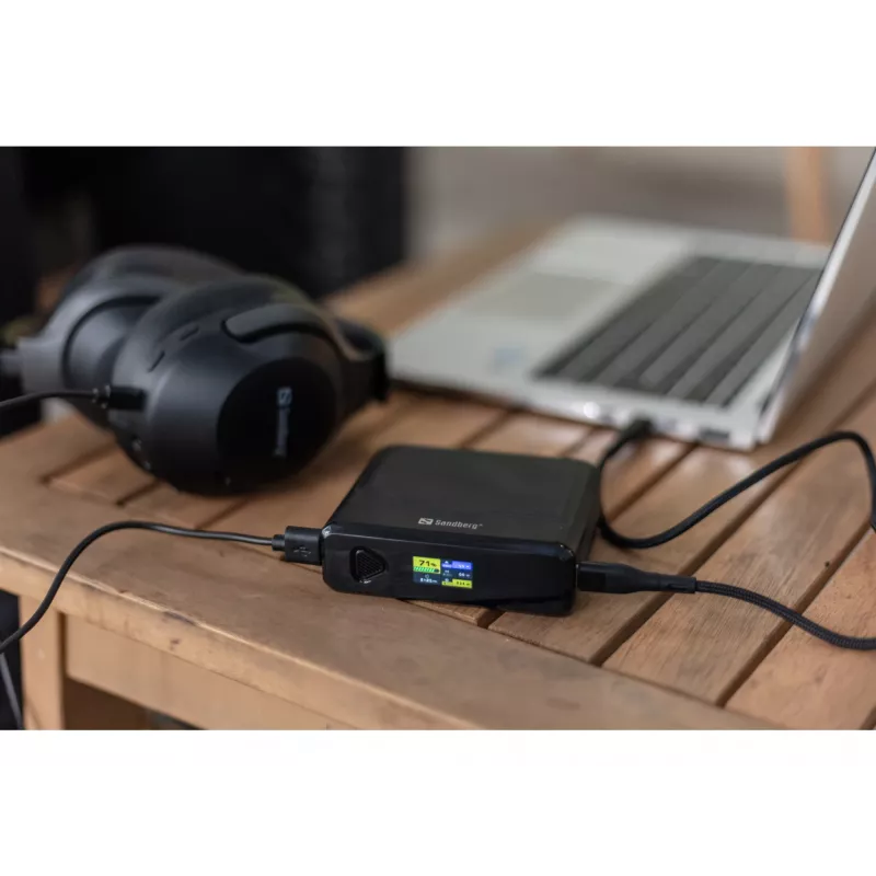 Nešiojamasis įkroviklis Sandberg Travel Powerbank 20000 PD100W, 20000 mAh