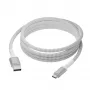 USB-A į USB-C duomenų kabelis d bramante re-charge Pro BRD kabelis 2,5 m, USB 2.0, baltas