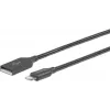eSTUFF ES601065 „Lightning“ laidas 0,5 m Pilka