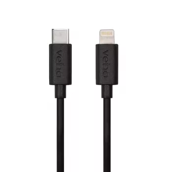 Veho USB-C į Lightning įkrovimo ir sinchronizavimo laidas 0,2 m 8 g