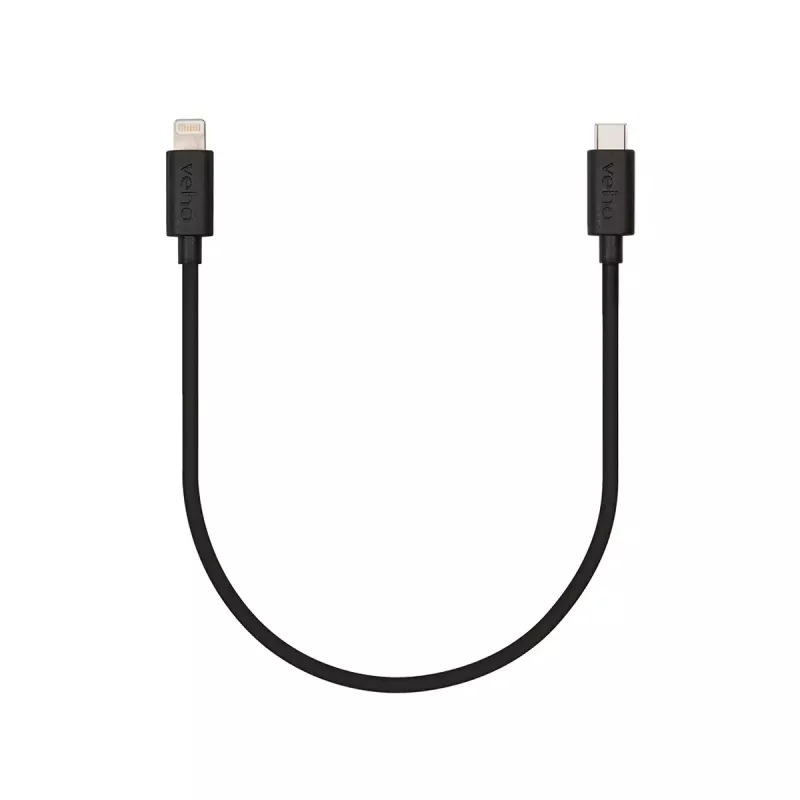 Veho USB-C į Lightning įkrovimo ir sinchronizavimo laidas 0,2 m 8 g