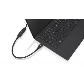 IOGEAR G2LU3AMF USB laidas USB 3.2 Gen 1 0,3 m USB A juodas