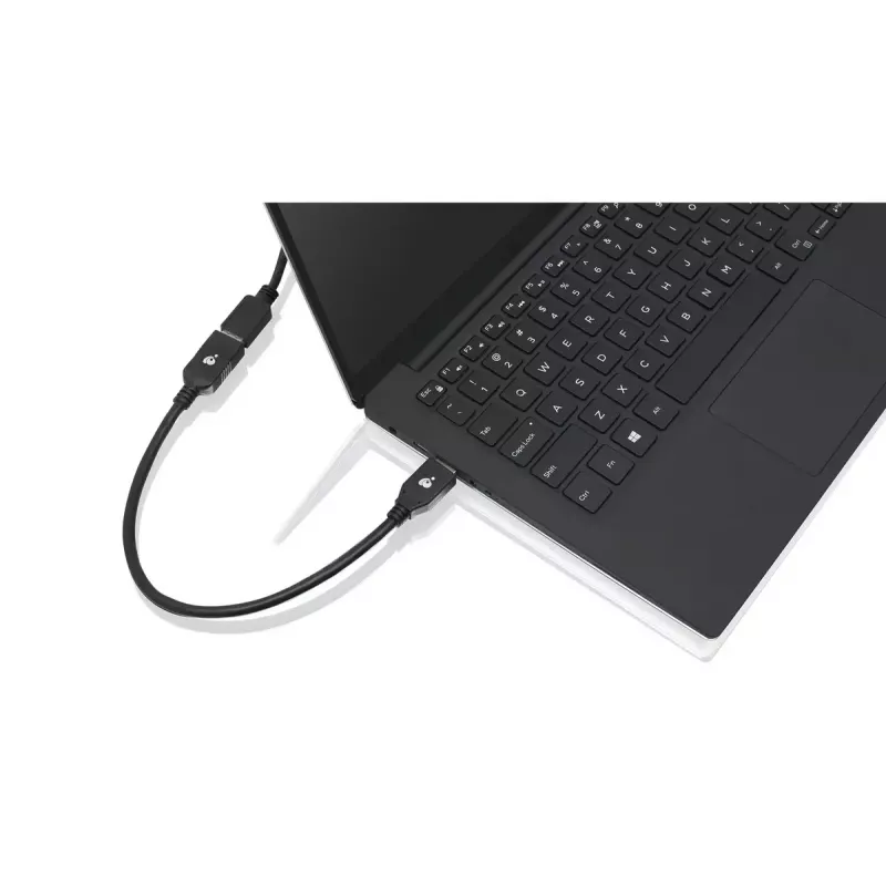 IOGEAR G2LU3AMF USB laidas USB 3.2 Gen 1 0,3 m USB A juodas