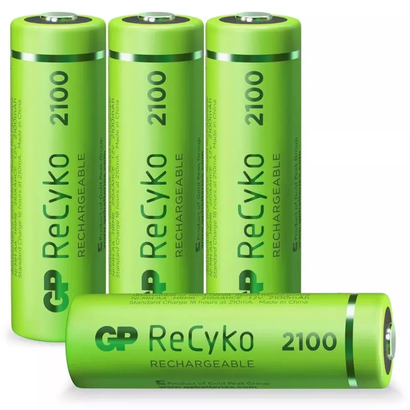 Įkraunama baterija GP baterijos ReCyko+ 2100mAh 4 vnt. AA NiMH