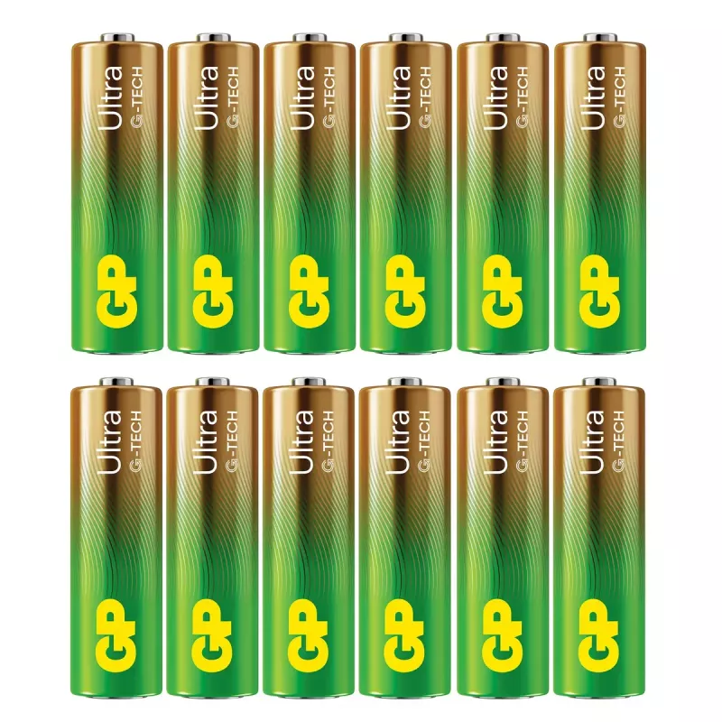 Vienkartinė baterija GP Batteries Ultra Alkaline GP15AU AA LR06 šarminė 10 metų saugojimo trukmė