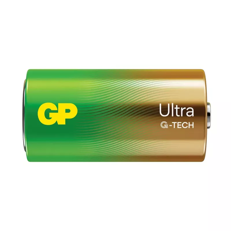 Vienkartinė baterija GP Batteries Ultra Alkaline GP14AU C LR14 10 metų saugojimo laikas