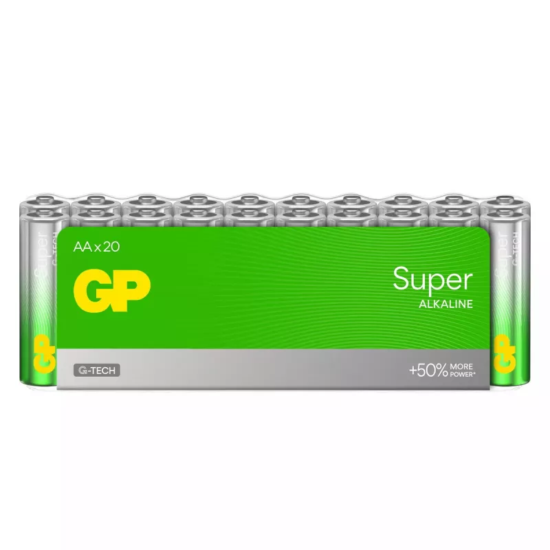 Vienkartinė baterija GP Batteries Super Alkaline GP15A AA LR06 šarminė 10 metų