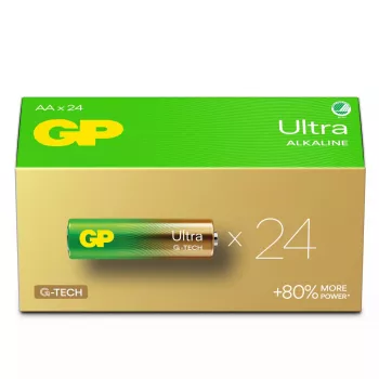 Vienkartinė baterija GP Batteries Ultra Alkaline GP15AU AA LR06 šarminė 10 metų galiojimo laikas