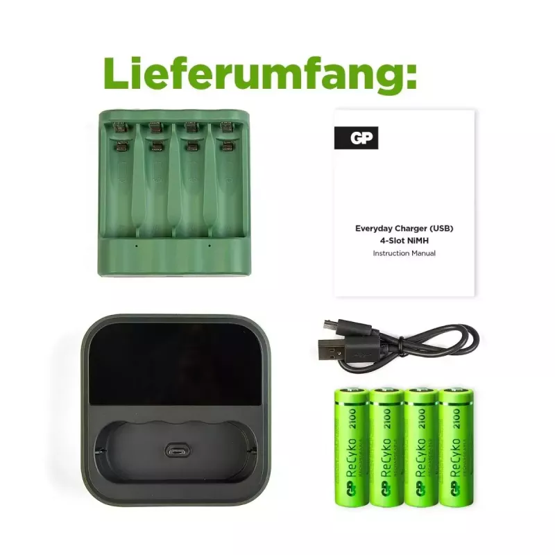 Baterijų įkroviklis GP baterijos PowerBank B421