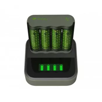 Akumuliatorių įkroviklis GP baterijos ReCyko M451 USB NiMH AA AAA