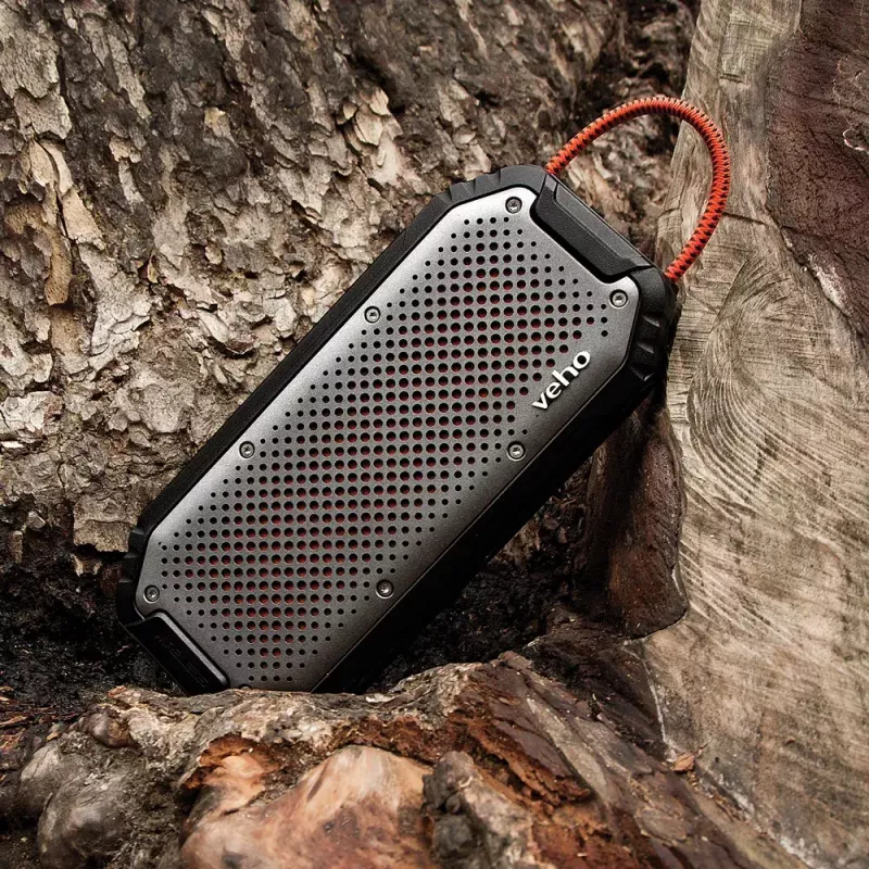 Stereo Portable Speaker Veho MX-1 Juoda/Sidabrinė