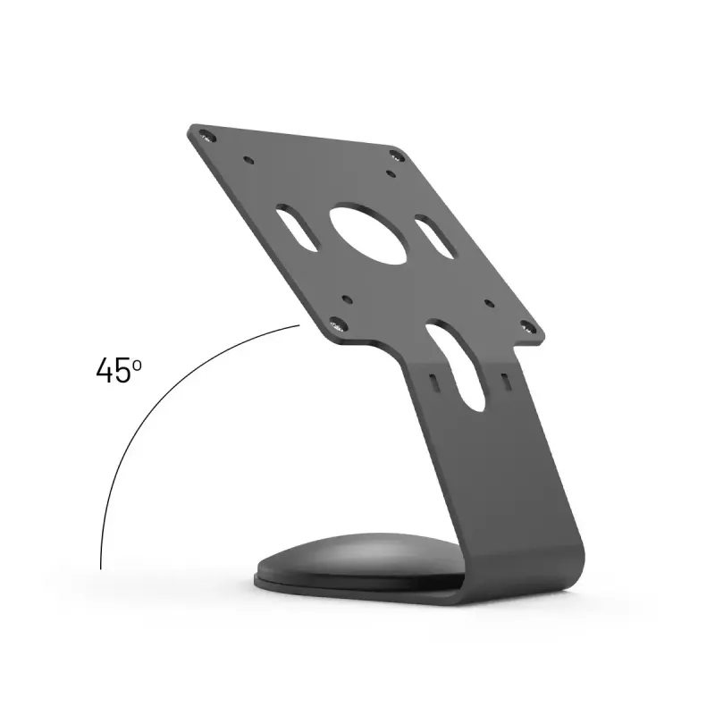 Multimedijos stovas Compulocks VESA Fixed 45 Degree Core Counter Stand Juodas Aliuminis