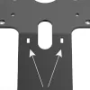 Multimedijos stovas Compulocks VESA Fixed 45 Degree Core Counter Stand Juodas Aliuminis
