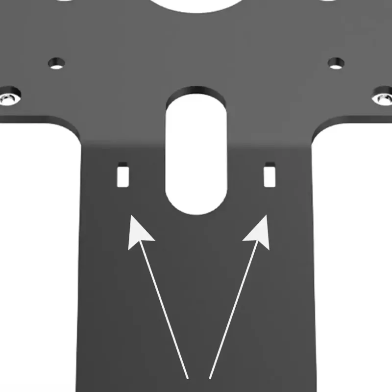 Multimedijos stovas Compulocks VESA Fixed 45 Degree Core Counter Stand Juodas Aliuminis
