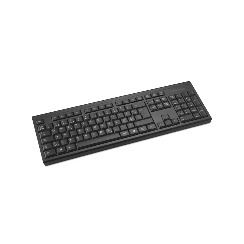 Belaidė klaviatūra Kensington KB150 EQ Pilno dydžio 105 klavišai Juoda